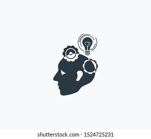 Logics icon isolated on clean background. Logics icon concept drawing icon in modern style. Vector illustration for your web mobile logo app UI design
