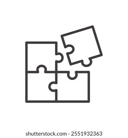 Logisches Symbol einzeln auf weißem Hintergrund. Vektorsymbol.