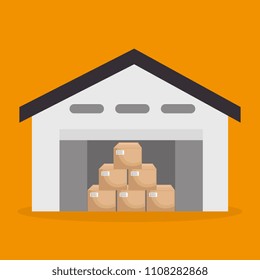 logidtic service with boxes