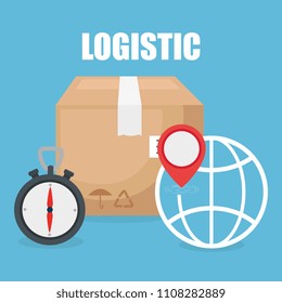 logidtic service with boxes