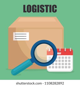 logidtic service with boxes