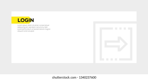 LOGIN BANNER CONCEPT
