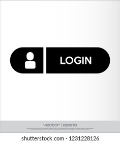 login button vector