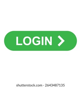 botão de login web site ícone vetor