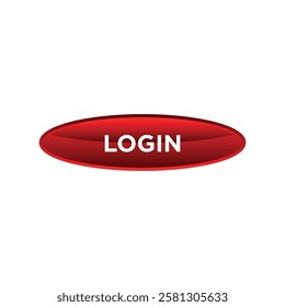 login button website vector template