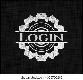 Login chalk emblem
