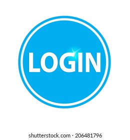 login circular icon