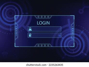 Ingresar en línea datos de Internet con tecnología de contraseña de usuario digital.