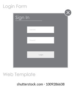 Login form design