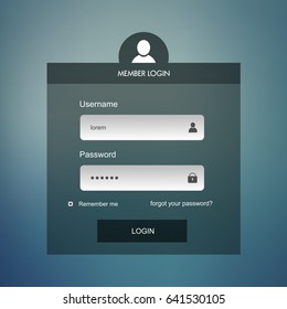 Login Form Design
