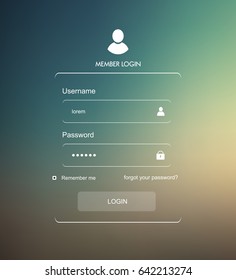 Login Form Design
