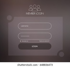 Login Form Design