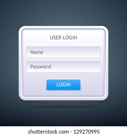 Vector Login Form Polished Metal Texture: เวกเตอร์สต็อก (ปลอดค่า ...