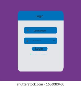 Login form page, Web log in user interface for your mobile app, UI, UX, Registration form, Mobile login screen and sign up page for the site and mobile application, Sign In page, .Website log in