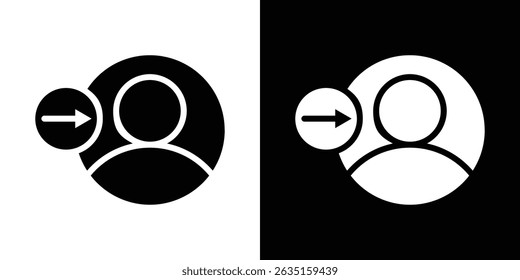 Login icon concept, vector illustration