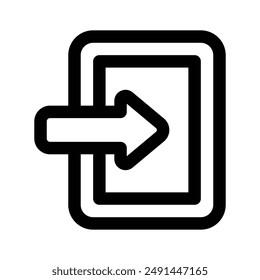 Login-Icon-Design isoliert auf weißem Hintergrund