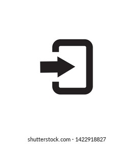 login icon design template. Trendy style, vector eps 10