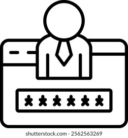 Login Icon Element For Design