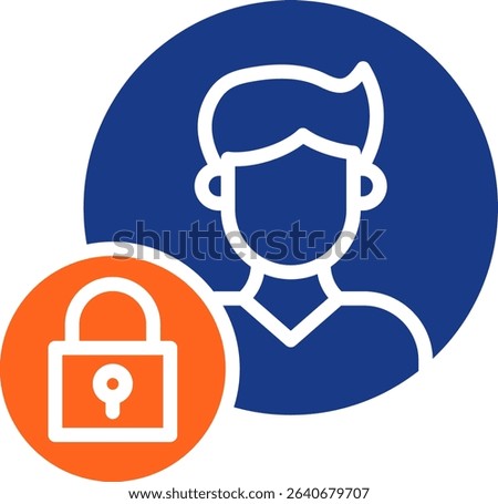 Login Icon Fill Vector Illustration