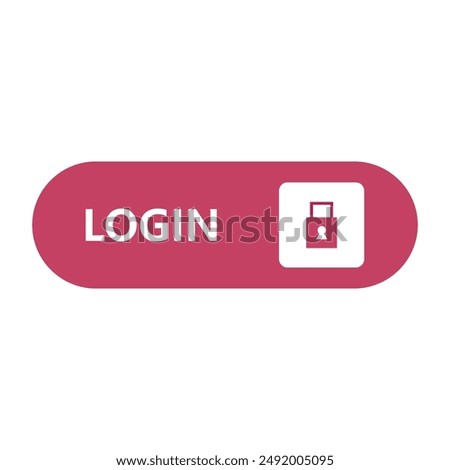 Login icon illustrated on background