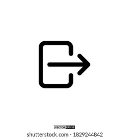 login icon line, design inspiration vector template for interface