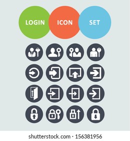 Login Icon Set