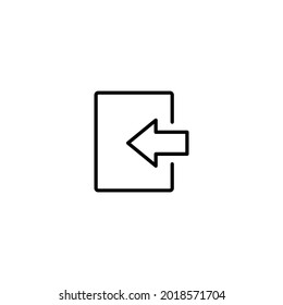 Login icon ,sign in symbol vector for web site Computer and mobile app