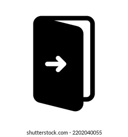 Icono de inicio de sesión. símbolo de signo, ilustración vectorial