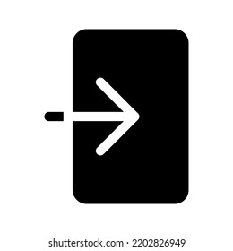 Login icon. sign symbol, vector illustration