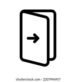 Icono de inicio de sesión. símbolo de signo, ilustración vectorial