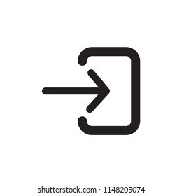 Login icon ,sign in icon vector template