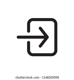 Login icon ,sign in icon vector template