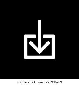 Login icon for simple flat style ui design.