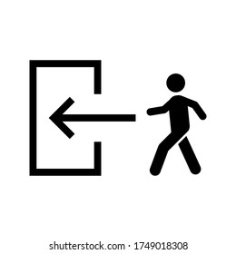 login icon vector for any purposes on white background