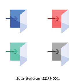 Login Icon, Login Vector Icon, Entry and input, authorization icon, Account verified icon, entering icons in multiple colors