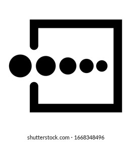 Icono de inicio de sesión, símbolo plano vectorial aislado en fondo blanco. Marca de entrada para web, app , ui