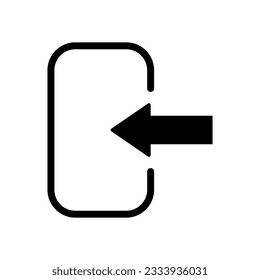 Login icon vector  isolated on white background
