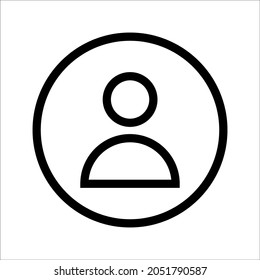 Login Icon Vector Line Symbol