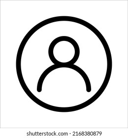 Símbolo de la fila del vector del icono de inicio de sesión, en fondo blanco, eps 10.