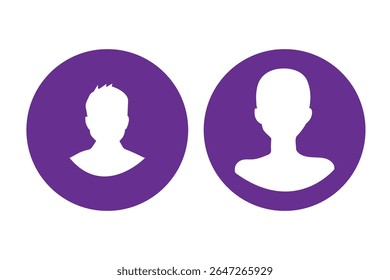 Login Icon Vector Row Symbol. Default Avatar Profile of Social Media User Icon Vector. people icon set. person icon vector. Avatar, user profile, gender neutral silhouette. Design EPS 10.