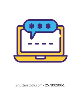 Login icon vector stock illustration
