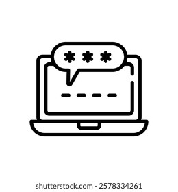 Login icon vector stock illustration