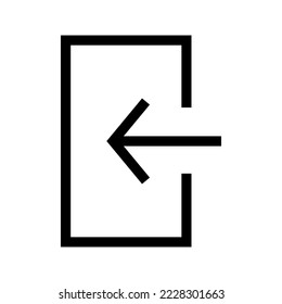 Icono de inicio de sesión Ilustración de diseño del vector