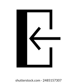 Login Symbol Vektorgrafik Symbol Design Illustration