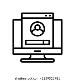 login icon for your website, mobile, presentation, and logo design.