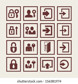 Login icons