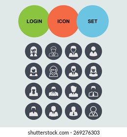 login icons