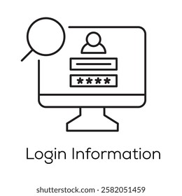 Login Information Icon – User Access and Security Guidelines