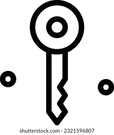 LOGIN KEY CHECK SHUFFLE LINE ICONS