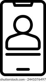 Login-Zeile Symbol Illustration Vektor